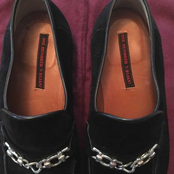 House of Bijan size 7.5 men’s suede slip on loafers. 100% authentic. - Picture 2 of 3